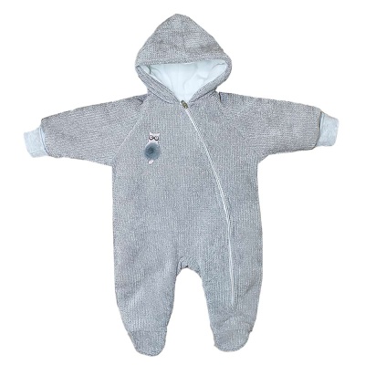 Комбинезон для мальчика и девочки Верона на синтепоне Балуша ш973/5 серый 1